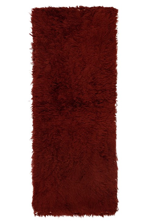Flokati 51 Red Brown