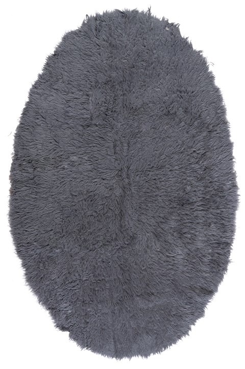 Flokati 59 OVAL Grey