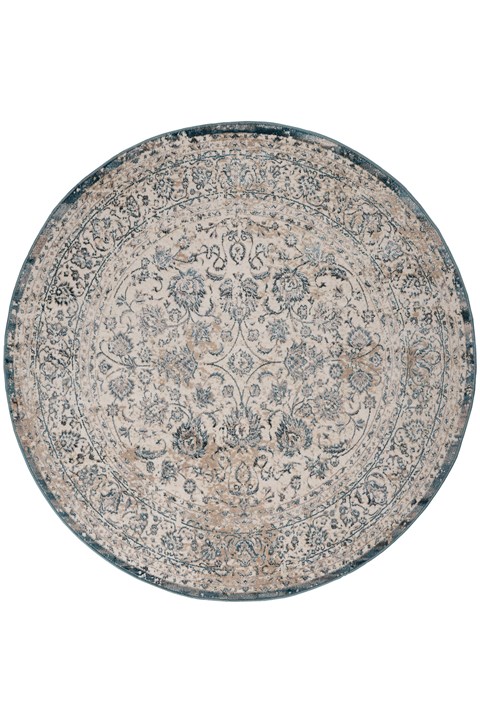Gossip 8504A White Blue Round