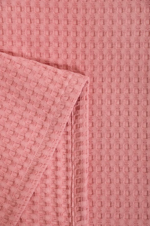 Κουβέρτα ΠΙΚΕ NAF NAF Cotton Waffle Pique Rose - Image 2