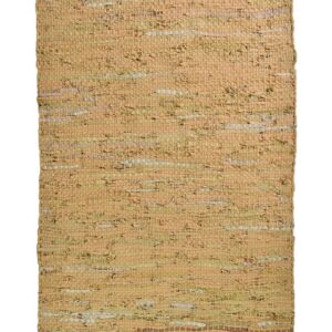 Leather Solid Rug Buff