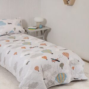 Naf Naf Ballons 355 - Grey Κουβερλί