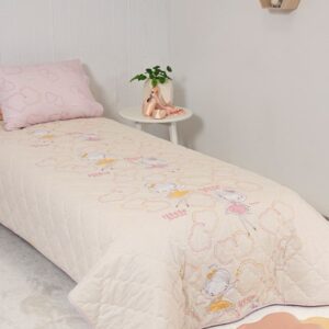 Naf Naf Fairies 353 - Cream Pink Κουβερλί
