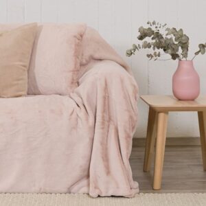 Naf Naf Lapin Throws - Dusty Pink