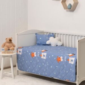 Naf Naf Little Zoo 301 - Blue Κουβερλί