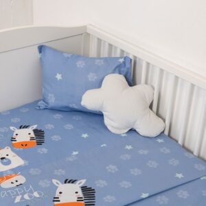 Naf Naf Little Zoo 301 - Blue Σεντόνια σετ