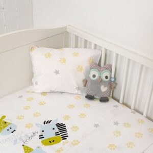 Naf Naf Little Zoo 301 - White Σεντόνια σετ