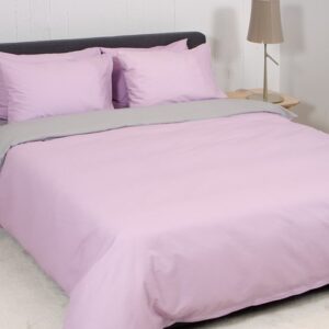 Παπλωματοθήκη HOME VIEW Lilac  Lt Grey