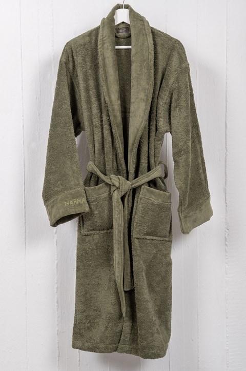 Naf Naf Bonjour Bathrobes - Olive Green - Image 3