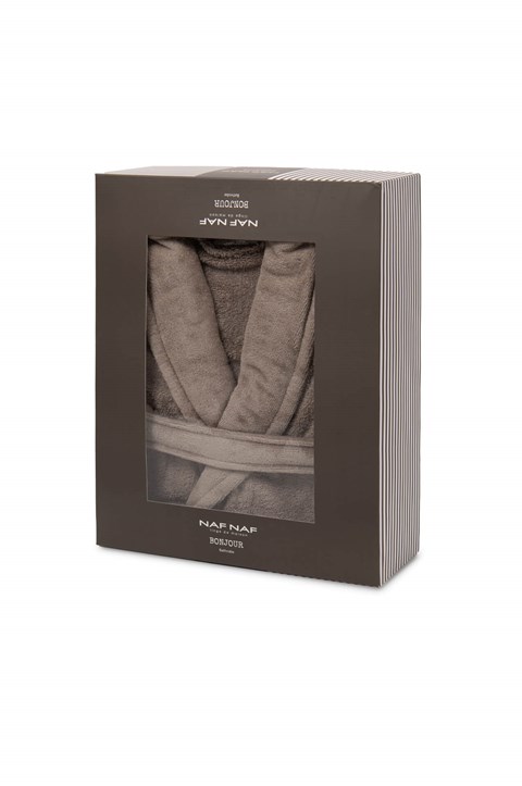 Naf Naf Bonjour Bathrobes - Vintage Grey - Image 2