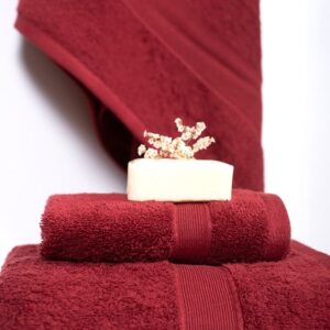 Naf Naf Bonjour Towels - Deep Red